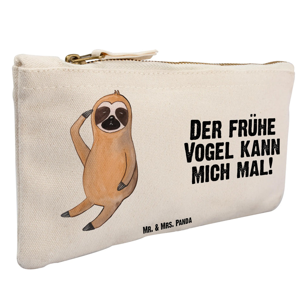 Schminktasche Faultier Vogel Schminktasche, Kosmetiktasche, Kosmetikbeutel, Stiftemäppchen, Etui, Federmappe, Makeup, XXL, Schminketui, Kosmetiketui, Schlamperetui, Faultier, Faultier Geschenk, Faultier Deko, Faultiere, faul, Lieblingstier, Spinner, früher Vogel, der frühe Vogel, Frühaufsteher, Morgenmuffel, Vogel, Faultierwelt