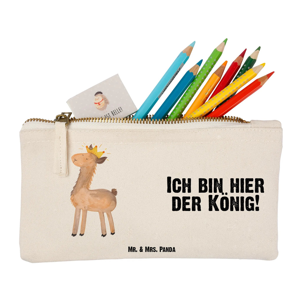 Schminktasche Lama König Schminktasche, Kosmetiktasche, Kosmetikbeutel, Stiftemäppchen, Etui, Federmappe, Makeup, XXL, Schminketui, Kosmetiketui, Schlamperetui, Lama, Alpaka, Lamas, König, Königin, Freundin, Mama, Papa, Büro Kollege, Kollegin, Chef, Vorgesetzter, Abi, Abitur