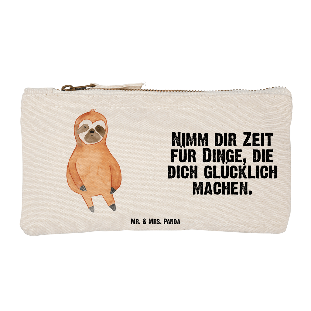 Schminktasche Faultier Zufrieden Schminktasche, Kosmetiktasche, Kosmetikbeutel, Stiftemäppchen, Etui, Federmappe, Makeup, XXL, Schminketui, Kosmetiketui, Schlamperetui, Faultier, Faultier Geschenk, Faultier Deko, Faultiere, faul, Lieblingstier, Pause, relaxen, Glück, glücklich, zufrieden, happy, Zufriedenheit, Gelassenheit, Ruhe, Frieden