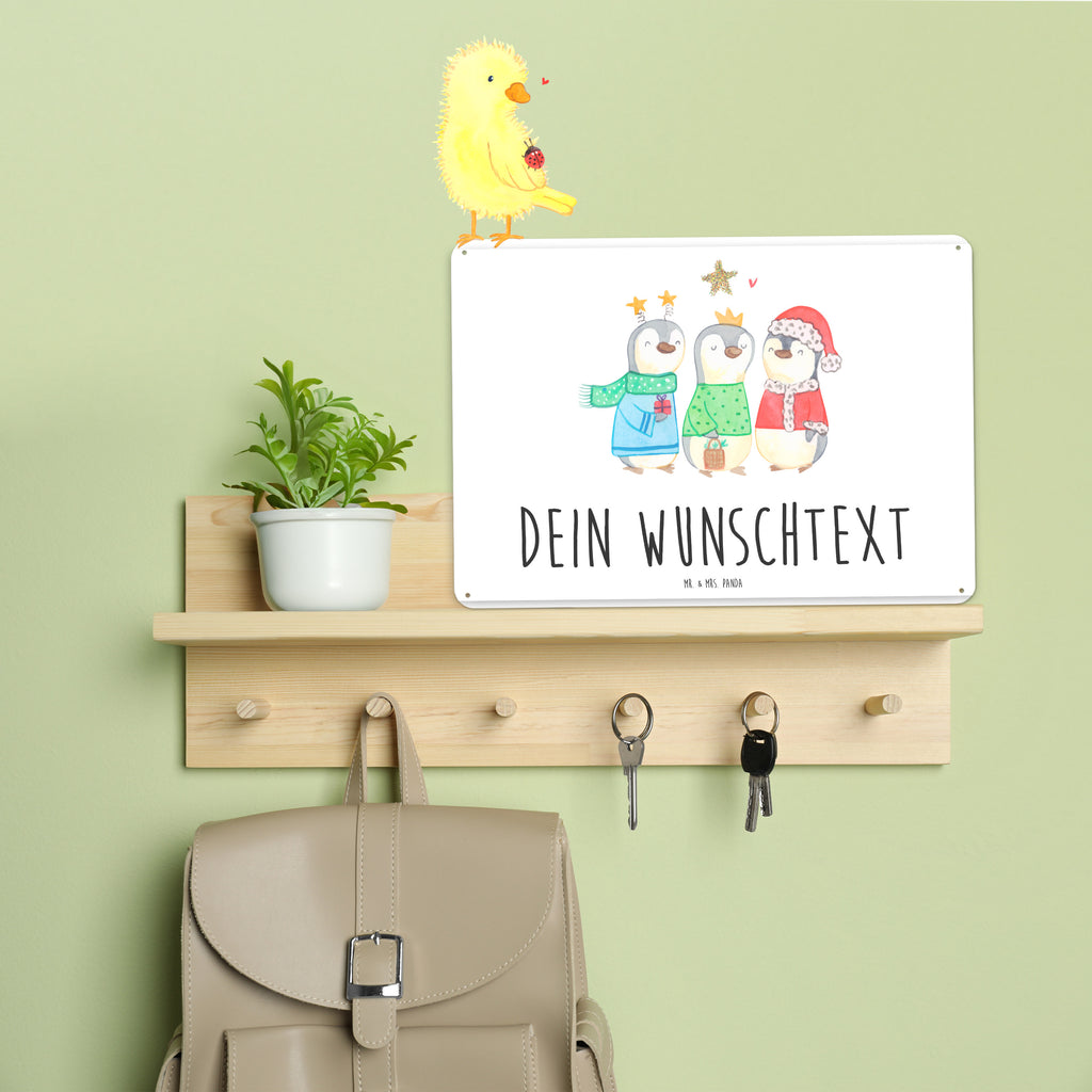 Personalisiertes Blechschild Winterzeit Heilige drei Könige Blechschild, Metallschild, Geschenk Schild, Schild, Magnet-Metall-Schild, Deko Schild, Wandschild, Wand-Dekoration, Türschild, Winter, Weihnachten, Weihnachtsdeko, Nikolaus, Advent, Heiligabend, Wintermotiv, Weihnachtsmann, Heilige drei Könige, Weihnachtstage, Weihnachtszeit