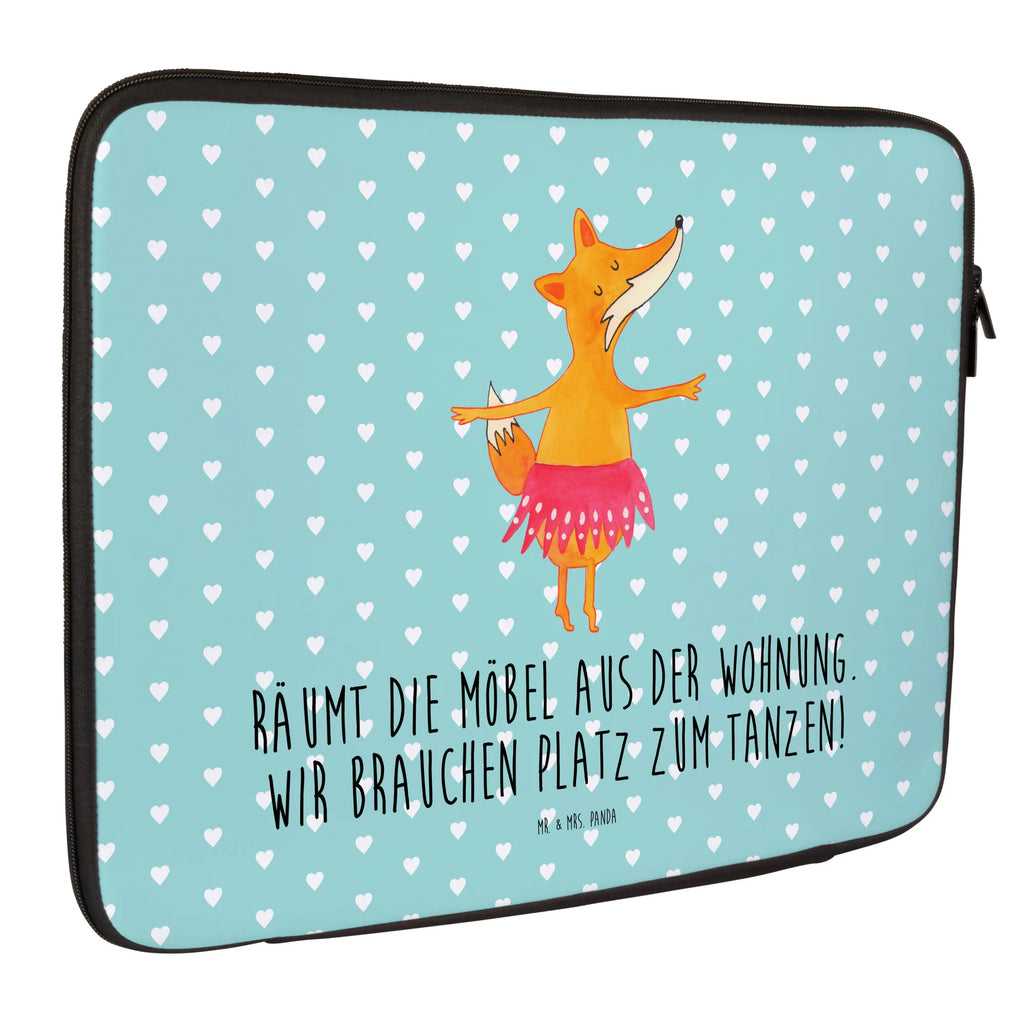 Notebook Tasche Fuchs Ballerina Notebook Tasche, Laptop, Computertasche, Tasche, Notebook-Tasche, Notebook-Reisehülle, Notebook Schutz, Fuchs, Fuchs Spruch, Füchse, Füchsin, Ballerina, Ballett, Tänzerin, Tanzen, Party, Einladung, Geburtstag