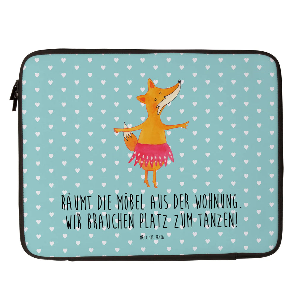 Notebook Tasche Fuchs Ballerina Notebook Tasche, Laptop, Computertasche, Tasche, Notebook-Tasche, Notebook-Reisehülle, Notebook Schutz, Fuchs, Fuchs Spruch, Füchse, Füchsin, Ballerina, Ballett, Tänzerin, Tanzen, Party, Einladung, Geburtstag