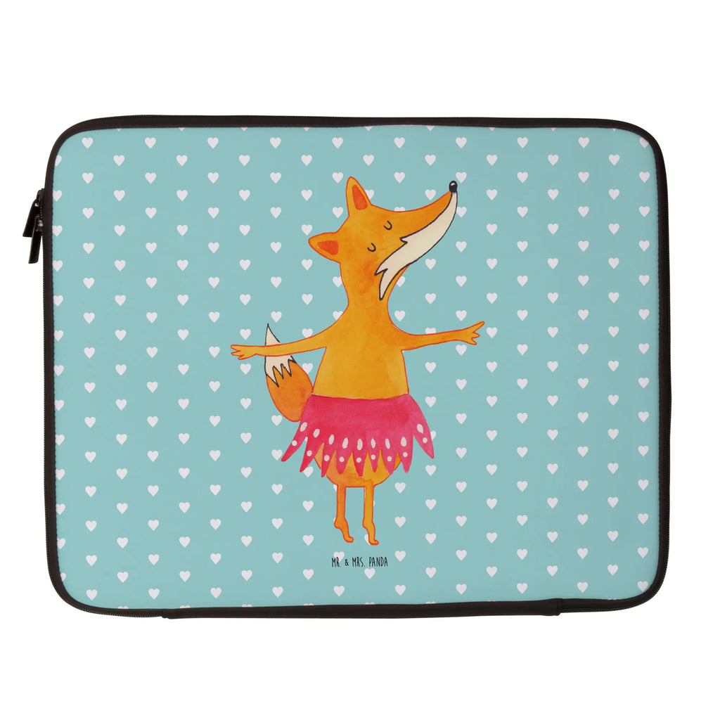 Notebook Tasche Fuchs Ballerina Notebook Tasche, Laptop, Computertasche, Tasche, Notebook-Tasche, Notebook-Reisehülle, Notebook Schutz, Fuchs, Fuchs Spruch, Füchse, Füchsin, Ballerina, Ballett, Tänzerin, Tanzen, Party, Einladung, Geburtstag