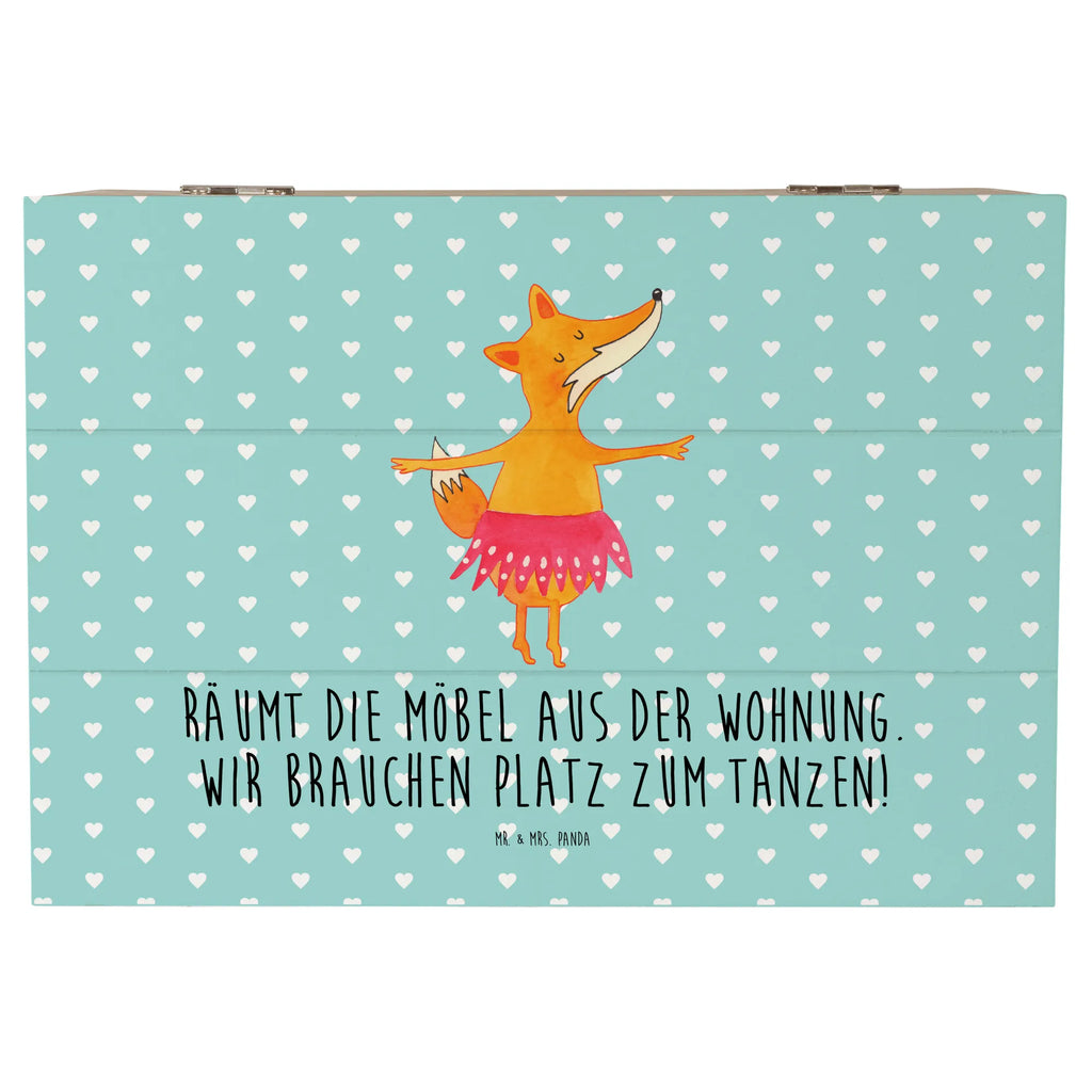 Holzkiste Fuchs Ballerina Holzkiste, Kiste, Schatzkiste, Truhe, Schatulle, XXL, Erinnerungsbox, Erinnerungskiste, Dekokiste, Aufbewahrungsbox, Geschenkbox, Geschenkdose, Fuchs, Fuchs Spruch, Füchse, Füchsin, Ballerina, Ballett, Tänzerin, Tanzen, Party, Einladung, Geburtstag