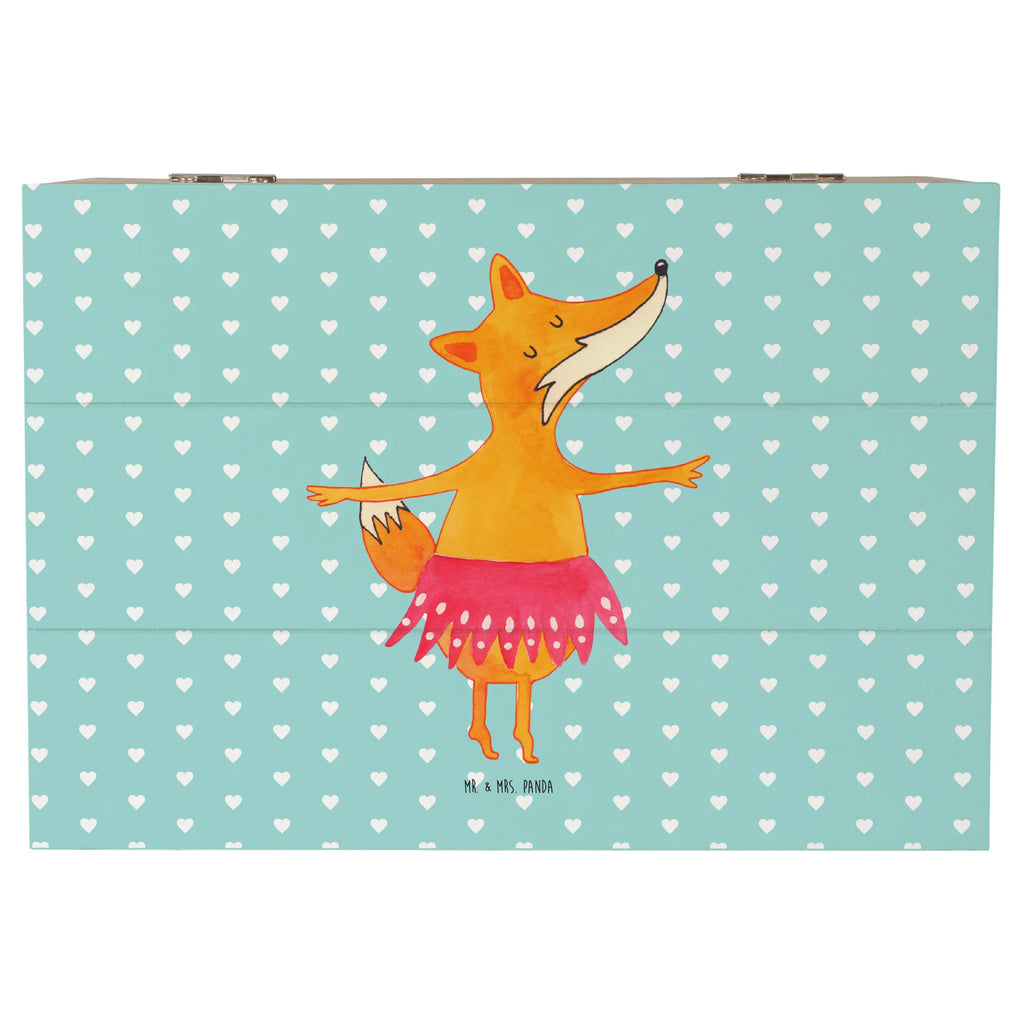 Holzkiste Fuchs Ballerina Holzkiste, Kiste, Schatzkiste, Truhe, Schatulle, XXL, Erinnerungsbox, Erinnerungskiste, Dekokiste, Aufbewahrungsbox, Geschenkbox, Geschenkdose, Fuchs, Fuchs Spruch, Füchse, Füchsin, Ballerina, Ballett, Tänzerin, Tanzen, Party, Einladung, Geburtstag