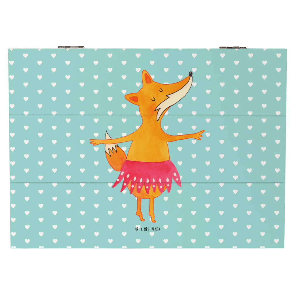 Holzkiste Fuchs Ballerina Holzkiste, Kiste, Schatzkiste, Truhe, Schatulle, XXL, Erinnerungsbox, Erinnerungskiste, Dekokiste, Aufbewahrungsbox, Geschenkbox, Geschenkdose, Fuchs, Fuchs Spruch, Füchse, Füchsin, Ballerina, Ballett, Tänzerin, Tanzen, Party, Einladung, Geburtstag