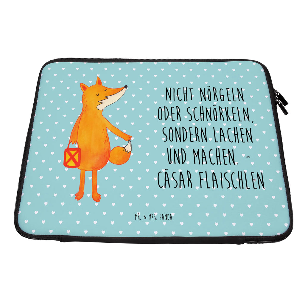 Notebook Tasche Fuchs Laterne Notebook Tasche, Laptop, Computertasche, Tasche, Notebook-Tasche, Notebook-Reisehülle, Notebook Schutz, Fuchs, Füchse, Spruch trösten, Liebeskummer Spruch, Laterne, Sankt Martin, Laternenumzug, Aufmuntern, Cäsar Otto Hugo Flaischlen