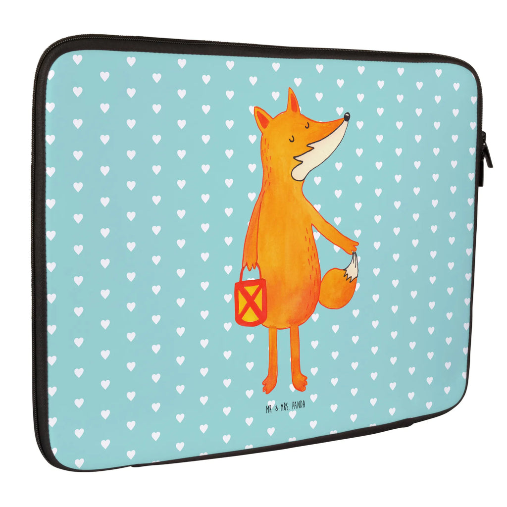 Notebook Tasche Fuchs Laterne Notebook Tasche, Laptop, Computertasche, Tasche, Notebook-Tasche, Notebook-Reisehülle, Notebook Schutz, Fuchs, Füchse, Spruch trösten, Liebeskummer Spruch, Laterne, Sankt Martin, Laternenumzug, Aufmuntern, Cäsar Otto Hugo Flaischlen