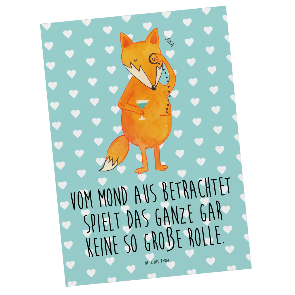 Postkarte Fuchs Lord Postkarte, Karte, Geschenkkarte, Grußkarte, Einladung, Ansichtskarte, Geburtstagskarte, Einladungskarte, Dankeskarte, Ansichtskarten, Einladung Geburtstag, Einladungskarten Geburtstag, Fuchs, Füchse, tröstende Worte, Spruch lustig, Liebeskummer Geschenk, Motivation Spruch, Problemlösung