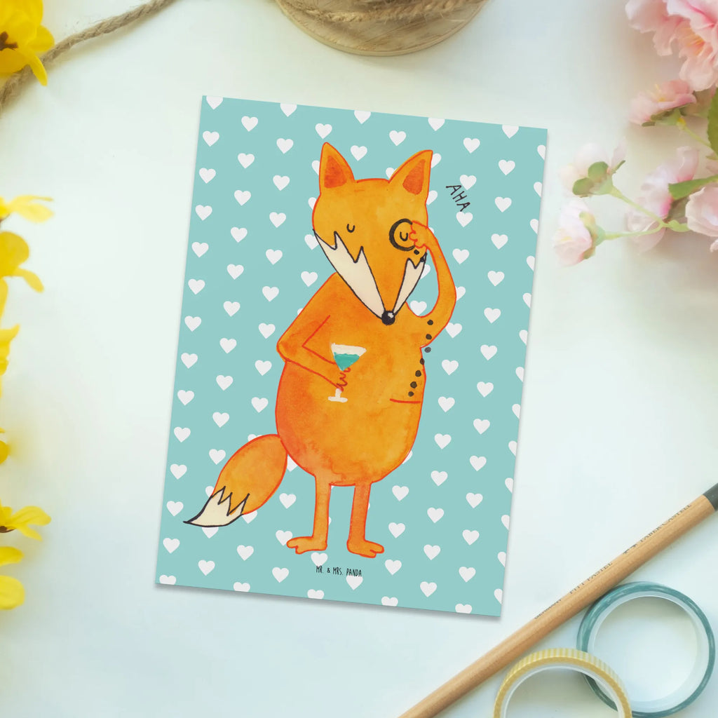 Postkarte Fuchs Lord Postkarte, Karte, Geschenkkarte, Grußkarte, Einladung, Ansichtskarte, Geburtstagskarte, Einladungskarte, Dankeskarte, Ansichtskarten, Einladung Geburtstag, Einladungskarten Geburtstag, Fuchs, Füchse, tröstende Worte, Spruch lustig, Liebeskummer Geschenk, Motivation Spruch, Problemlösung