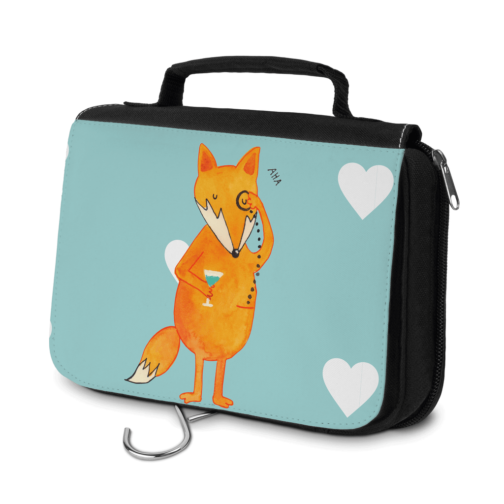 Kulturbeutel Fuchs Lord Kulturbeutel, Zum Aufhängen, Waschtasche, Kosmetiktasche, Damen, Herren, Aufbewahrungstasche, Schminktasche, Kosmetikbeutel, Organizer, Kulturtasche, Schminkutensil, Fuchs, Füchse, tröstende Worte, Spruch lustig, Liebeskummer Geschenk, Motivation Spruch, Problemlösung