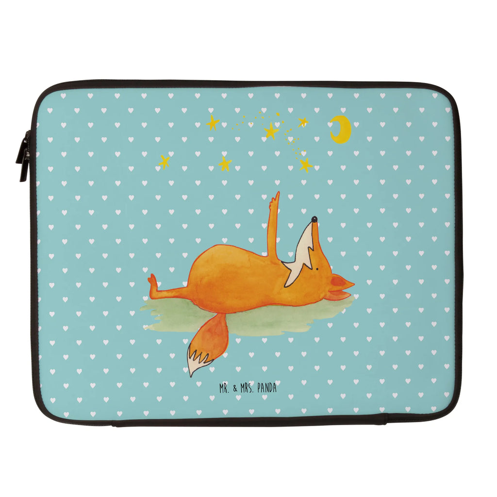 Notebook Tasche Fuchs Sterne Notebook Tasche, Laptop, Computertasche, Tasche, Notebook-Tasche, Notebook-Reisehülle, Notebook Schutz, Fuchs, Füchse, tröstende Worte, Spruch positiv, Spruch schön, Romantik, Always Look on the Bright Side of Life