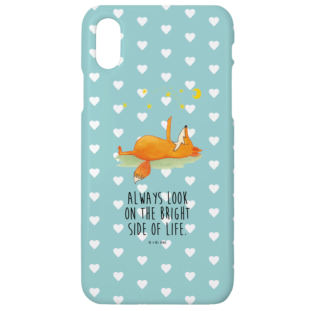 Handyhülle Fuchs Sterne Handyhülle, Handycover, Cover, Handy, Hülle, Iphone 10, Iphone X, Fuchs, Füchse, tröstende Worte, Spruch positiv, Spruch schön, Romantik, Always Look on the Bright Side of Life