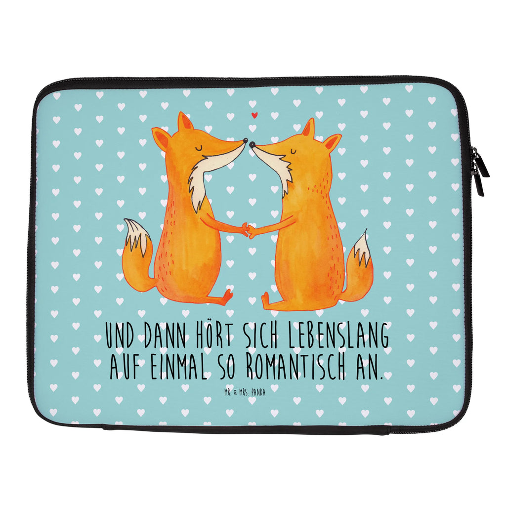 Notebook Tasche Füchse Liebe Notebook Tasche, Laptop, Computertasche, Tasche, Notebook-Tasche, Notebook-Reisehülle, Notebook Schutz, Fuchs, Füchse, Fox, Liebe, Liebespaar, Paar, Partner, Freundin, Freund, Ehe, Verlobte, Ehemann, Ehefrau, Liebesbeweis