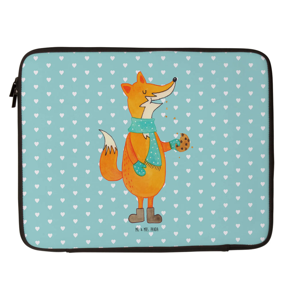 Notebook Tasche Fuchs Keks Notebook Tasche, Laptop, Computertasche, Tasche, Notebook-Tasche, Notebook-Reisehülle, Notebook Schutz, Fuchs, Füchse, Backen Spruch, Kekse, Winter, Weihnachtszeit, Plätzchen, Liebe, Küche Deko