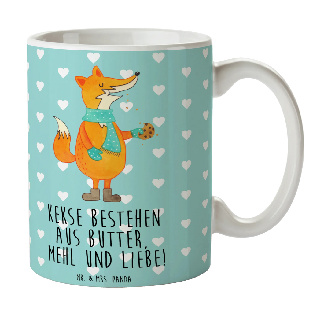 Tasse Fuchs Keks Tasse, Kaffeetasse, Teetasse, Becher, Kaffeebecher, Teebecher, Keramiktasse, Porzellantasse, Büro Tasse, Geschenk Tasse, Tasse Sprüche, Tasse Motive, Kaffeetassen, Tasse bedrucken, Designer Tasse, Cappuccino Tassen, Schöne Teetassen, Fuchs, Füchse, Backen Spruch, Kekse, Winter, Weihnachtszeit, Plätzchen, Liebe, Küche Deko