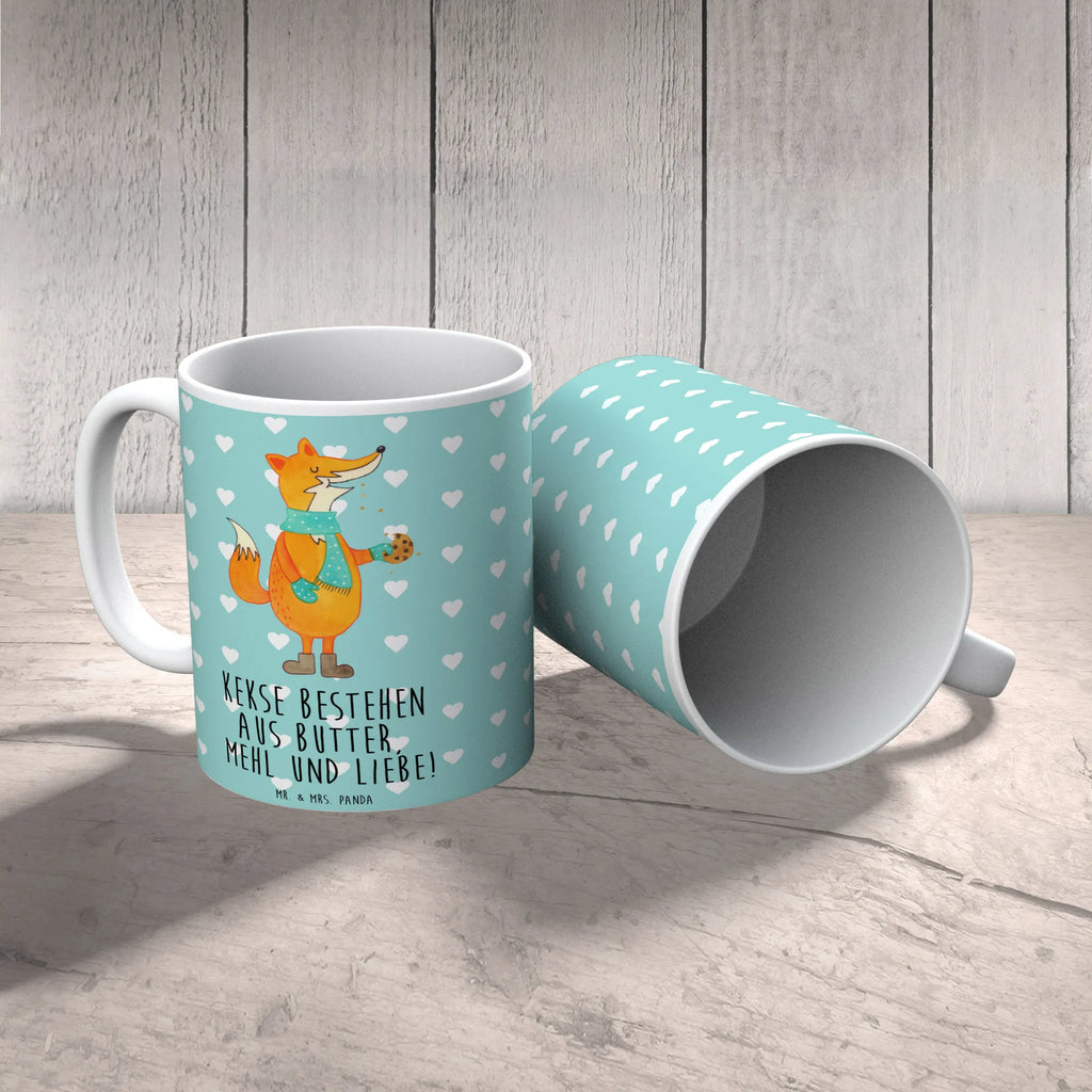 Tasse Fuchs Keks Tasse, Kaffeetasse, Teetasse, Becher, Kaffeebecher, Teebecher, Keramiktasse, Porzellantasse, Büro Tasse, Geschenk Tasse, Tasse Sprüche, Tasse Motive, Kaffeetassen, Tasse bedrucken, Designer Tasse, Cappuccino Tassen, Schöne Teetassen, Fuchs, Füchse, Backen Spruch, Kekse, Winter, Weihnachtszeit, Plätzchen, Liebe, Küche Deko