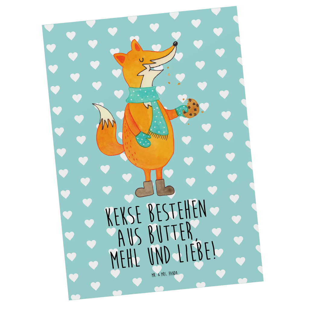 Postkarte Fuchs Keks Postkarte, Karte, Geschenkkarte, Grußkarte, Einladung, Ansichtskarte, Geburtstagskarte, Einladungskarte, Dankeskarte, Ansichtskarten, Einladung Geburtstag, Einladungskarten Geburtstag, Fuchs, Füchse, Backen Spruch, Kekse, Winter, Weihnachtszeit, Plätzchen, Liebe, Küche Deko