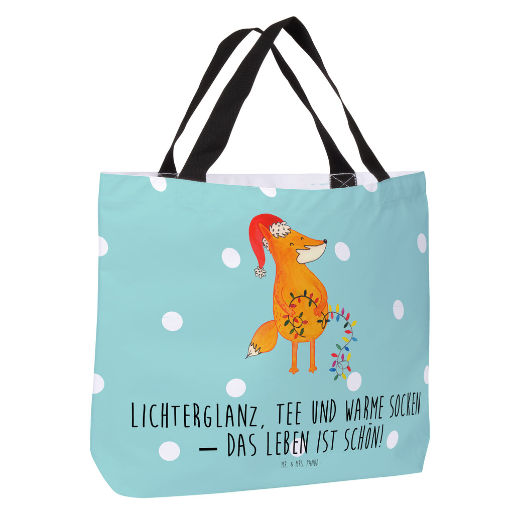 Shopper Fuchs Weihnachten Beutel, Einkaufstasche, Tasche, Strandtasche, Einkaufsbeutel, Shopper, Schultasche, Freizeittasche, Tragebeutel, Schulbeutel, Alltagstasche, Winter, Weihnachten, Weihnachtsdeko, Nikolaus, Advent, Heiligabend, Wintermotiv, Fuchs, Füchse, Spruch schön, Geschenk Weihnachten, Weihnachtsmann, Weihnachtszeit