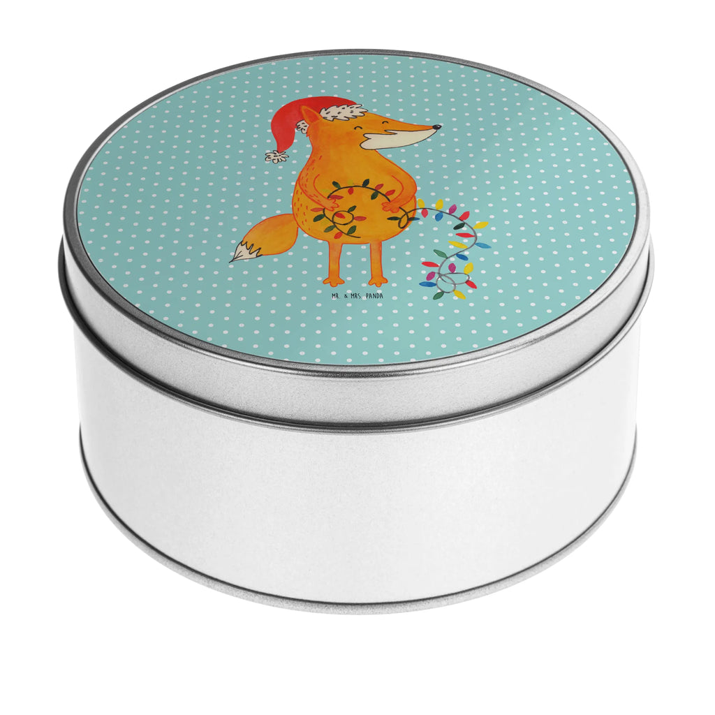 Blechdose rund Fuchs Weihnachten Metalldose, Keksdose, Dose, Vorratsdose, Geschenkbox, Lunchbox, Aufbewahrungsbox, Vorratsdosen, Metallkiste, Metallbox, Metallboxen, Aufbewahrungskiste, Geschenkkiste, Blechdosen mit Deckel, Metallkiste mit Deckel, Vorratsdosen mit Deckel, Metall Dose, Winter, Weihnachten, Weihnachtsdeko, Nikolaus, Advent, Heiligabend, Wintermotiv, Fuchs, Füchse, Spruch schön, Geschenk Weihnachten, Weihnachtsmann, Weihnachtszeit