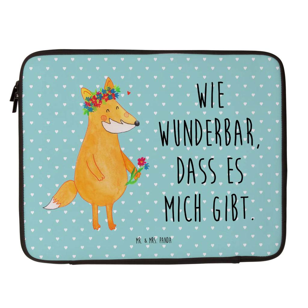 Notebook Tasche Fuchs Blumen Notebook Tasche, Laptop, Computertasche, Tasche, Notebook-Tasche, Notebook-Reisehülle, Notebook Schutz, Fuchs, Füchse, Fox, Liebe, Freundin, Fuchsmädchen, Blumenmädchen, Freundinnen, Liebesbeweis, Blume, Blumen, Motivation, Freude, ich, mich, Selbstliebe