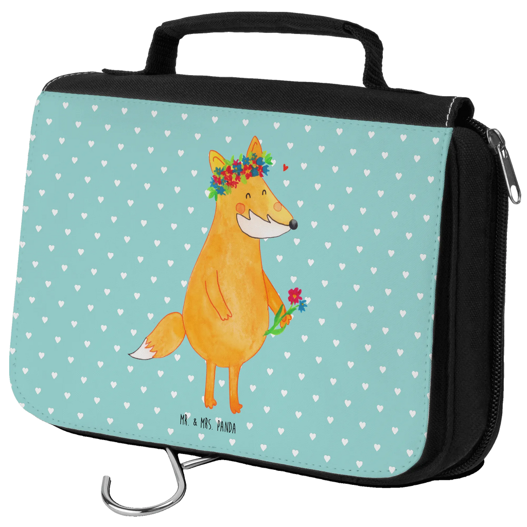 Kulturbeutel Fuchs Blumen Kulturbeutel, Zum Aufhängen, Waschtasche, Kosmetiktasche, Damen, Herren, Aufbewahrungstasche, Schminktasche, Kosmetikbeutel, Organizer, Kulturtasche, Schminkutensil, Fuchs, Füchse, Fox, Liebe, Freundin, Fuchsmädchen, Blumenmädchen, Freundinnen, Liebesbeweis, Blume, Blumen, Motivation, Freude, ich, mich, Selbstliebe