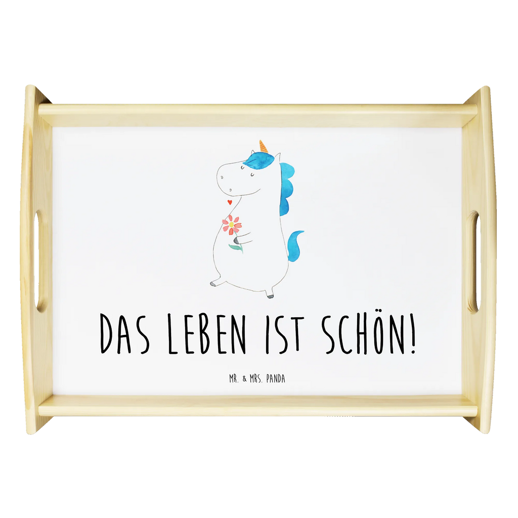 Serviertablett Einhorn Spaziergang Serviertablett, Tablett, Holztablett, Küchentablett, Dekotablett, Frühstückstablett, Einhorn, Einhörner, Einhorn Deko, Pegasus, Unicorn, Glitzer, Blumen, Spaziergang, Motivation, Gute Laune, Freude, Freundin, Mutter, Schwester