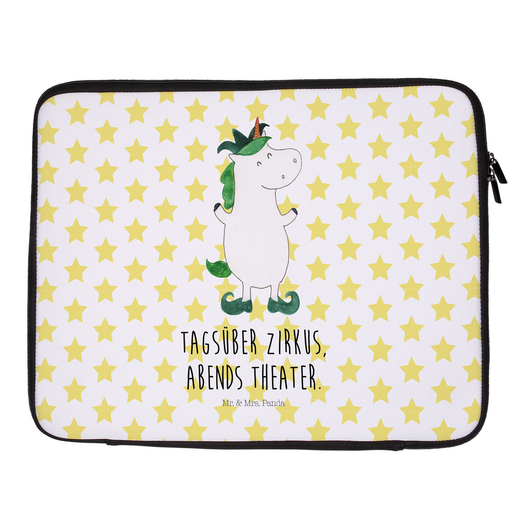 Notebook Tasche Einhorn Joker Notebook Tasche, Laptop, Computertasche, Tasche, Notebook-Tasche, Notebook-Reisehülle, Notebook Schutz, Einhorn, Einhörner, Einhorn Deko, Pegasus, Unicorn, Hofnarr, Kasper, Gaukler, Mittelalter