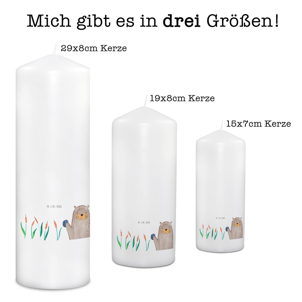 Kerze Otter mit Stein Kerze, Taufkerze, Kommunionskerze, Geburtstagskerze, Geschenk Kerze, Taufgeschenk Kerze, Kerze mit Druck, Besondere Kerze, Geschenkidee Kerze, Kerze für Kommunion, Geburtstag Kerze, Kommunion Kerze, Otter, Fischotter, Seeotter, Otter Seeotter See Otter