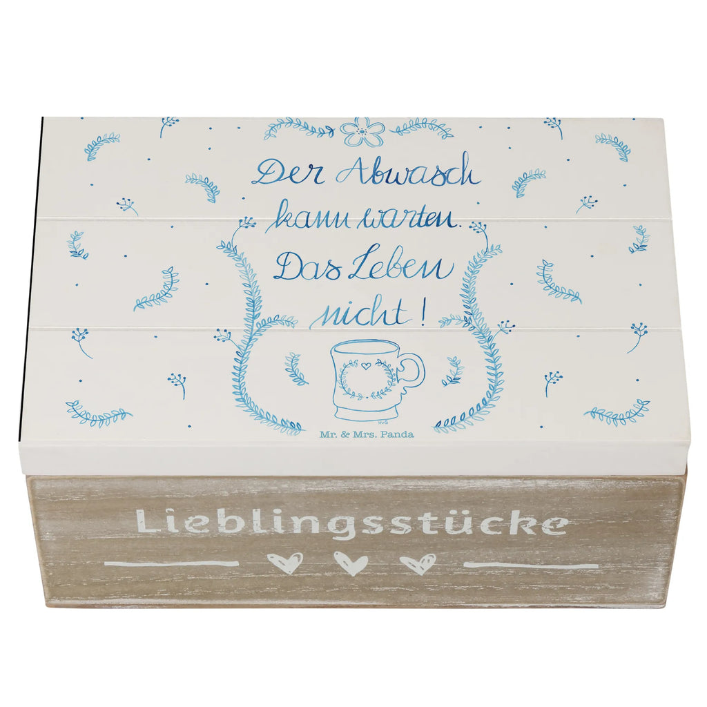 Holzkiste Der Abwasch kann warten Holzkiste, Kiste, Schatzkiste, Truhe, Schatulle, XXL, Erinnerungsbox, Erinnerungskiste, Dekokiste, Aufbewahrungsbox, Geschenkbox, Geschenkdose, Blumen Deko, Frühlings Deko, Sommer Deko, Dekoration, positive Botschaft, Naturliebhaber, Outdoor, Natur, Abenteuer, Lebensweisheit, Weisheit, Küche Deko, Küche Spruch, Abwasch, Küchendienst, Leben Spruch, Geschenk Reise