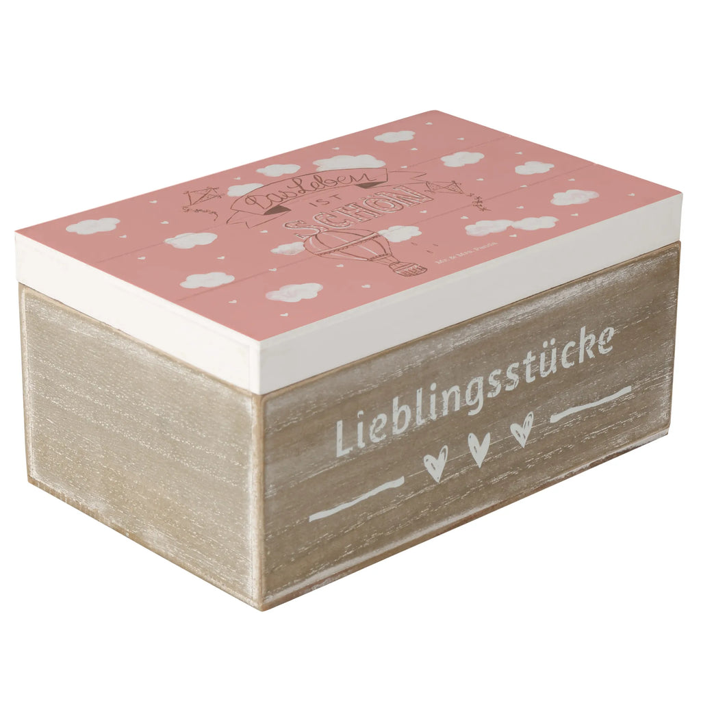 Holzkiste Heißluftballon Leben Holzkiste, Kiste, Schatzkiste, Truhe, Schatulle, XXL, Erinnerungsbox, Erinnerungskiste, Dekokiste, Aufbewahrungsbox, Geschenkbox, Geschenkdose, Blumen Deko, Frühlings Deko, Sommer Deko, Dekoration, positive Botschaft, Naturliebhaber, Outdoor, Natur, Abenteuer, Heißluftballon, Leben, Das Leben ist schön, Spruch Leben, Zitat, Inspiration, erleben, glücklich sein, Deko Haus