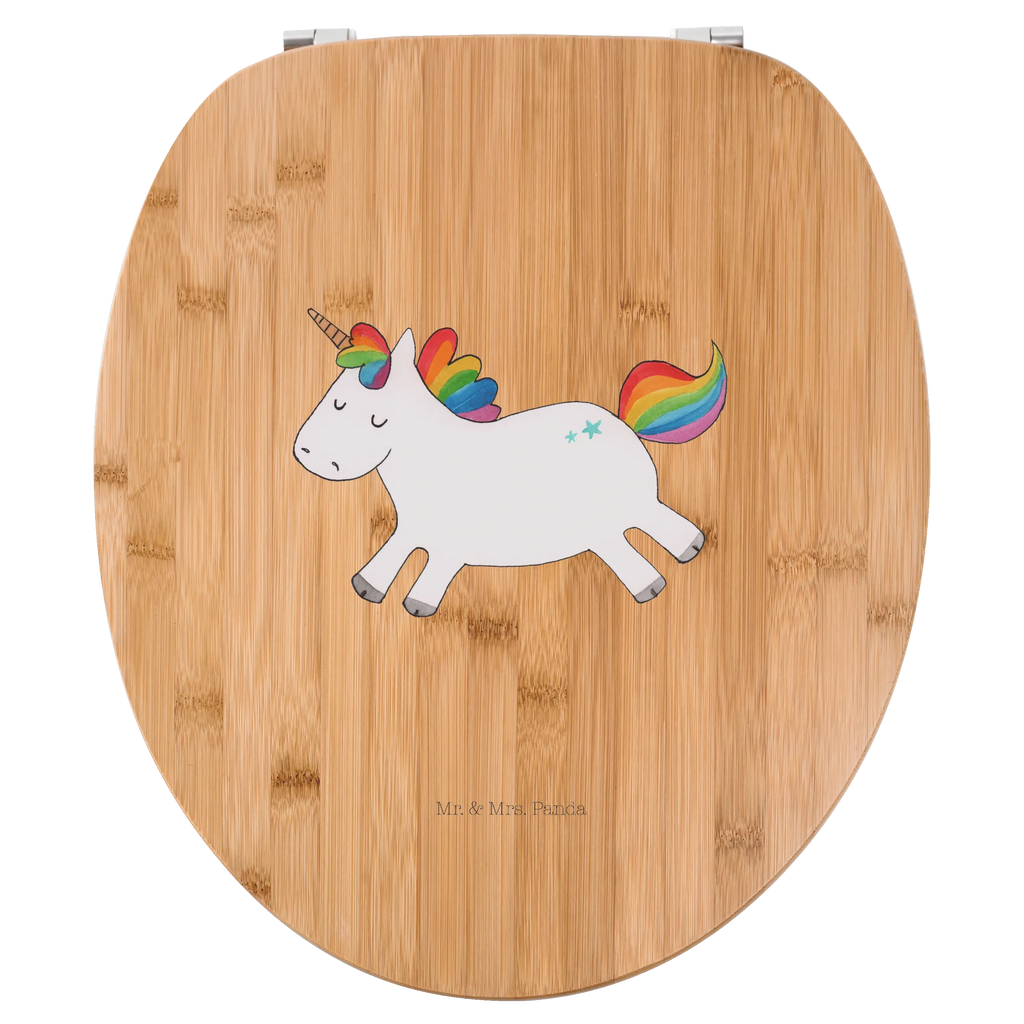 Motiv WC Sitz Einhorn Happy Klobrille, Klodeckel, Toilettendeckel, WC-Sitz, Toilette, Einhorn, Einhörner, Einhorn Deko, Pegasus, Unicorn, glücklich, fröhlich, Spaß, Freude, Lebensfreude, witzig, spannend, Lächeln, Lachen