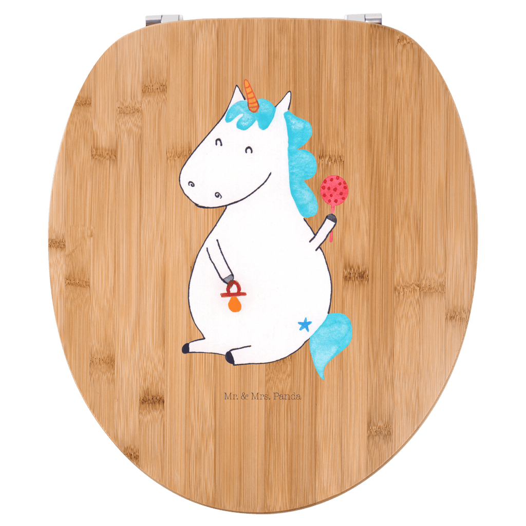 Motiv WC Sitz Einhorn Baby Klobrille, Klodeckel, Toilettendeckel, WC-Sitz, Toilette, Einhorn, Einhörner, Einhorn Deko, Pegasus, Unicorn, Mutter, Geburt, Geburtstag, erstes Kind, Baby, Babyglück, Nachwuchs, Eltern, Party, Kind, Schnuller