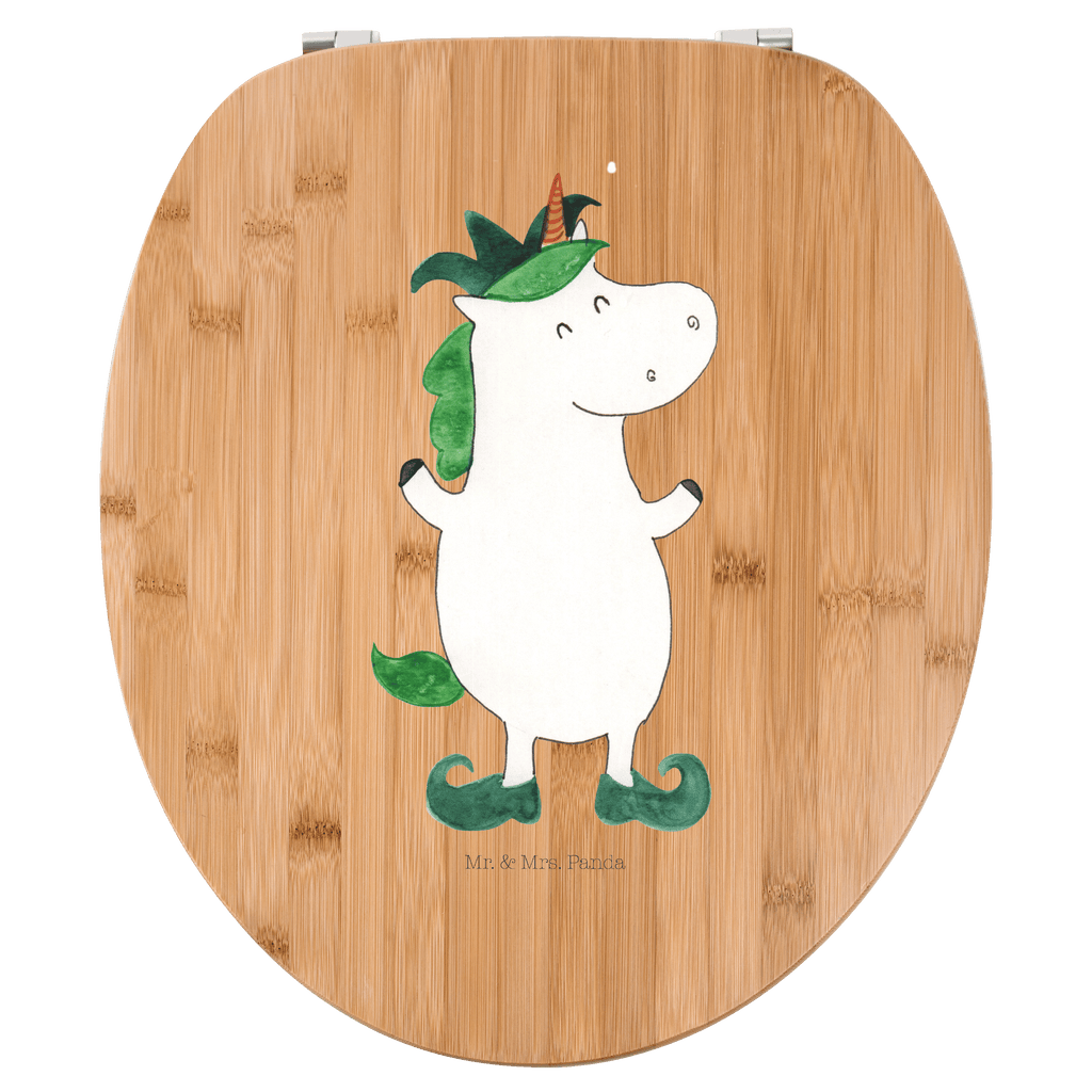 Motiv WC Sitz Einhorn Joker Klobrille, Klodeckel, Toilettendeckel, WC-Sitz, Toilette, Einhorn, Einhörner, Einhorn Deko, Pegasus, Unicorn, Hofnarr, Kasper, Gaukler, Mittelalter