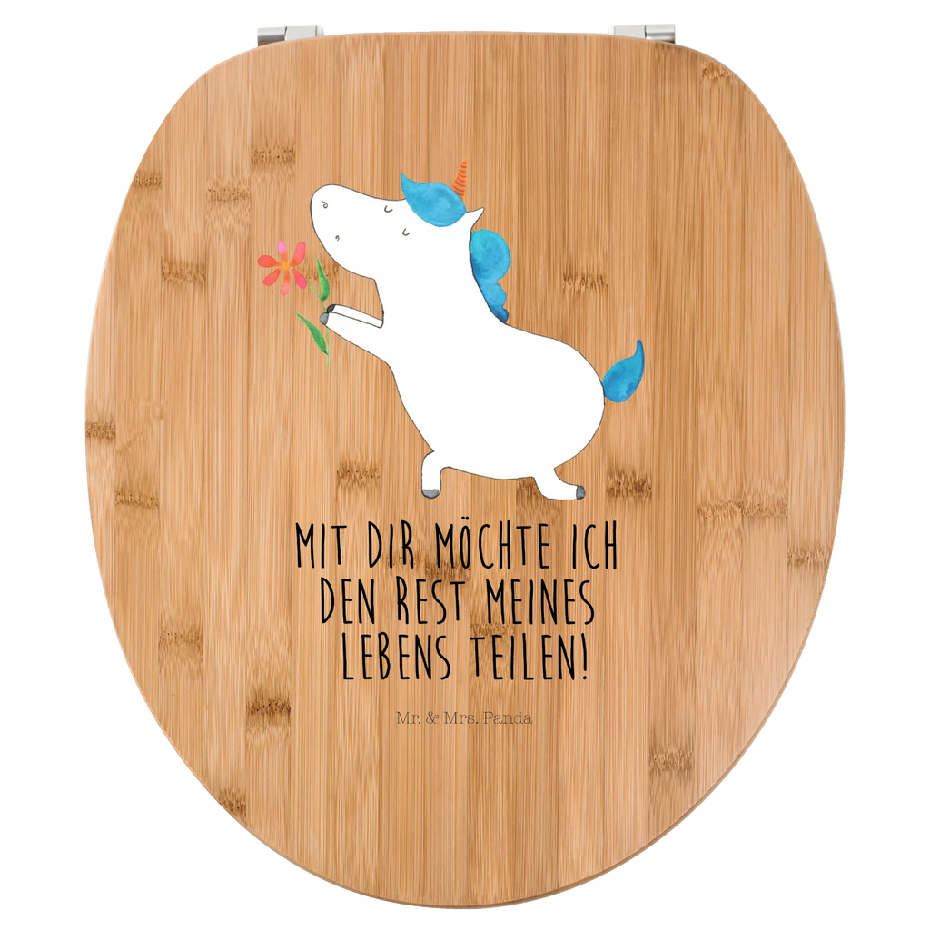 Motiv WC Sitz Einhorn Blume Klobrille, Klodeckel, Toilettendeckel, WC-Sitz, Toilette, Einhorn, Einhörner, Einhorn Deko, Unicorn, Liebe, Liebesbeweis, Antrag, Heiratsantrag, Verlobung, Ehepaar, Pärchen, Partner, Freund, Freundin, Ehe, heiraten