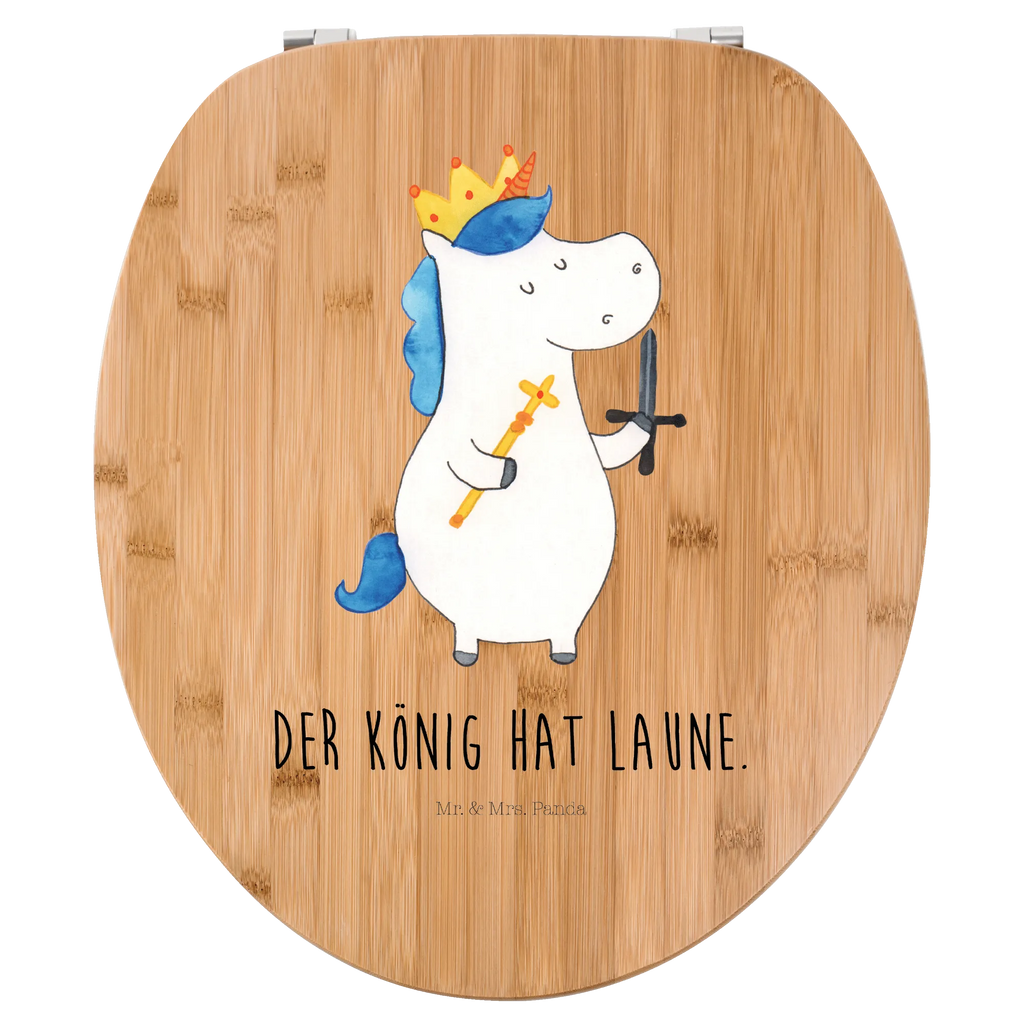 Motiv WC Sitz Einhorn König mit Schwert Klobrille, Klodeckel, Toilettendeckel, WC-Sitz, Toilette, Einhorn, Einhörner, Einhorn Deko, Pegasus, Unicorn, König, Ritter, Mittelalter