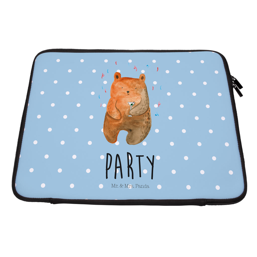 Notebook Tasche Bär Party Notebook Tasche, Laptop, Computertasche, Tasche, Notebook-Tasche, Notebook-Reisehülle, Notebook Schutz, Bär, Teddy, Teddybär, Geburtstag, Geburtstagsgeschenk, Geschenk, Party, Feiern, Abfeiern, Mitbringsel, Gute Laune, Lustig