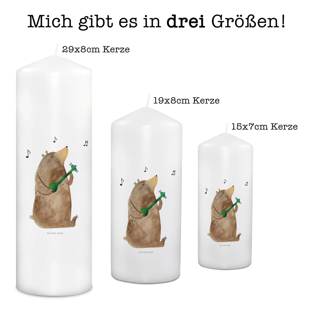 Kerze Bär Gitarre Kerze, Taufkerze, Kommunionskerze, Geburtstagskerze, Geschenk Kerze, Taufgeschenk Kerze, Kerze mit Druck, Besondere Kerze, Geschenkidee Kerze, Kerze für Kommunion, Geburtstag Kerze, Kommunion Kerze, Bär, Teddy, Teddybär