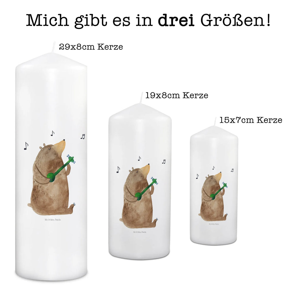 Kerze Bär Gitarre Kerze, Taufkerze, Kommunionskerze, Geburtstagskerze, Geschenk Kerze, Taufgeschenk Kerze, Kerze mit Druck, Besondere Kerze, Geschenkidee Kerze, Kerze für Kommunion, Geburtstag Kerze, Kommunion Kerze, Bär, Teddy, Teddybär