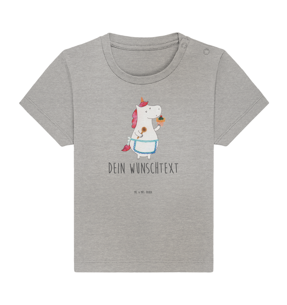 Personalisiertes Baby Shirt Einhorn Küche Personalisiertes Baby T-Shirt, Personalisiertes Jungen Baby T-Shirt, Personalisiertes Mädchen Baby T-Shirt, Personalisiertes Shirt, Einhorn, Einhörner, Einhorn Deko, Pegasus, Unicorn, backen, Muffin, Motivation, Träumer, träumen, Bäckerin, Hobbykoch, Koch, Torte, Kuchen