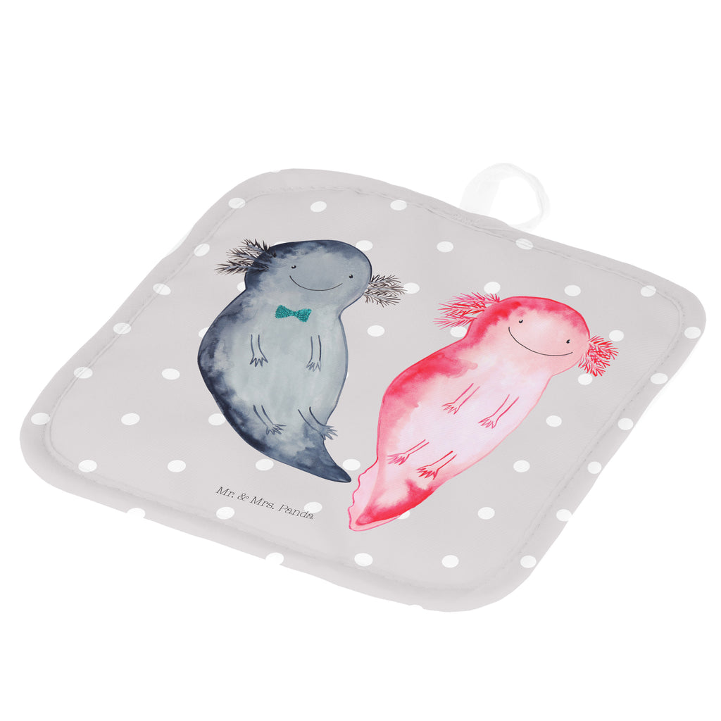 2er Set Topflappen  Axolotl Axel+Lotte Topflappen, Topfuntersetzer, Ofenhandschuh, Topflappen Set, Topflappen lustig, Topflappen mit Spruch, Axolotl, Molch, Axolot, Schwanzlurch, Lurch, Lurche, Liebe, große Liebe, Liebesbeweis, Freund, Verlobter, Ehemann, Jahrestag, Valentinstag