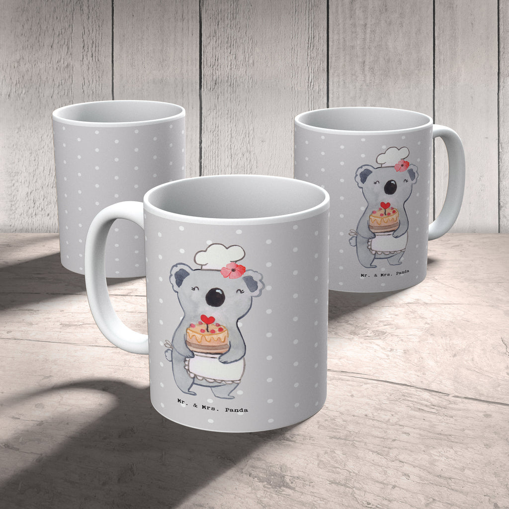 Tasse Konditorin mit Herz Tasse, Kaffeetasse, Teetasse, Becher, Kaffeebecher, Teebecher, Keramiktasse, Porzellantasse, Büro Tasse, Geschenk Tasse, Tasse Sprüche, Tasse Motive, Beruf, Ausbildung, Jubiläum, Abschied, Rente, Kollege, Kollegin, Geschenk, Schenken, Arbeitskollege, Mitarbeiter, Firma, Danke, Dankeschön, Konditorin, Kuchenbäckerin, Patissierin, Confiseurin, Bäckerin