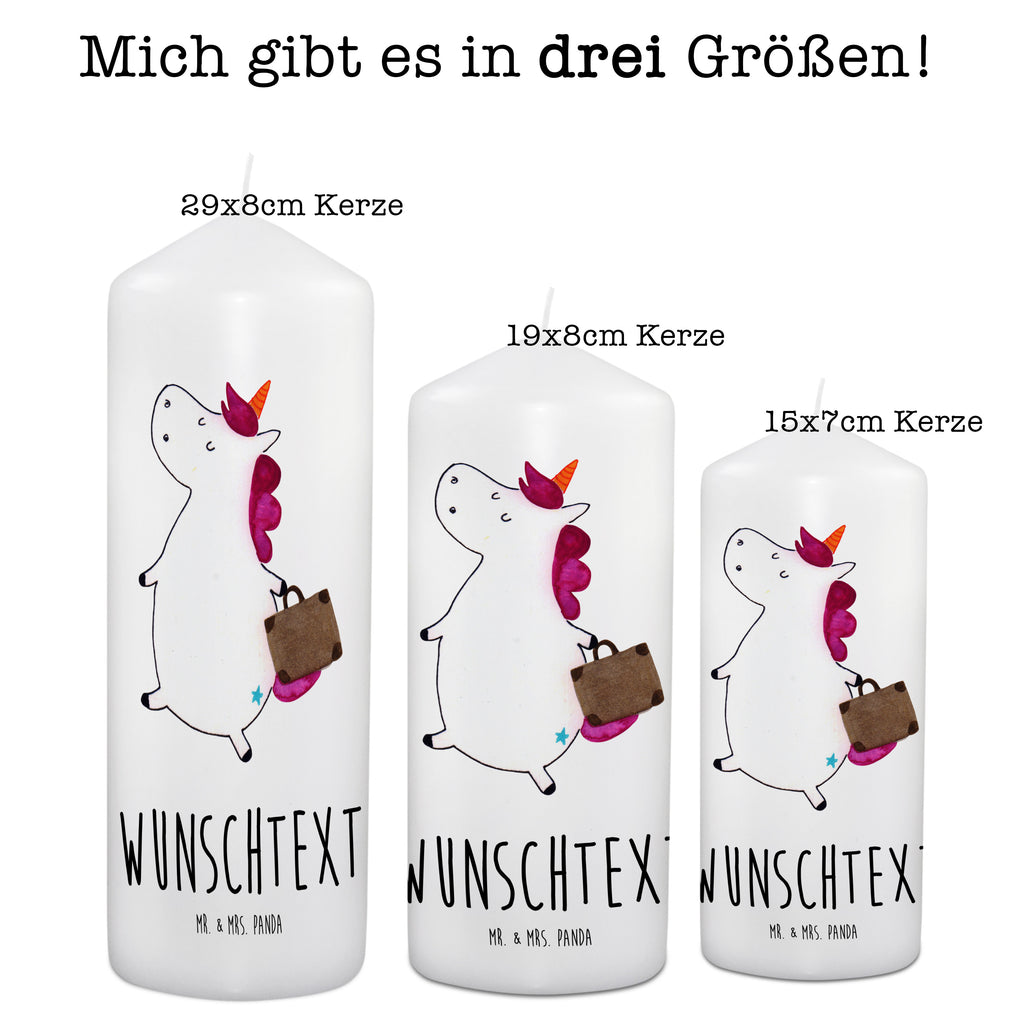 Personalisierte Kerze Einhorn Koffer Kerze, Taufkerze, Kommunionskerze, Geburtstagskerze, Geschenk Kerze, Taufgeschenk Kerze, Kerze mit Druck, Besondere Kerze, Geschenkidee Kerze, Kerze für Kommunion, kerze personalisiert, personalisierte kerze, personalisierte kerzen, Einhorn, Einhörner, Einhorn Deko, Pegasus, Unicorn, unicorn, Koffer, Verreisen, Reise, Gepäck, Abenteuer, Erwachsen, Kind, albern, Spaß, lustig, witzig