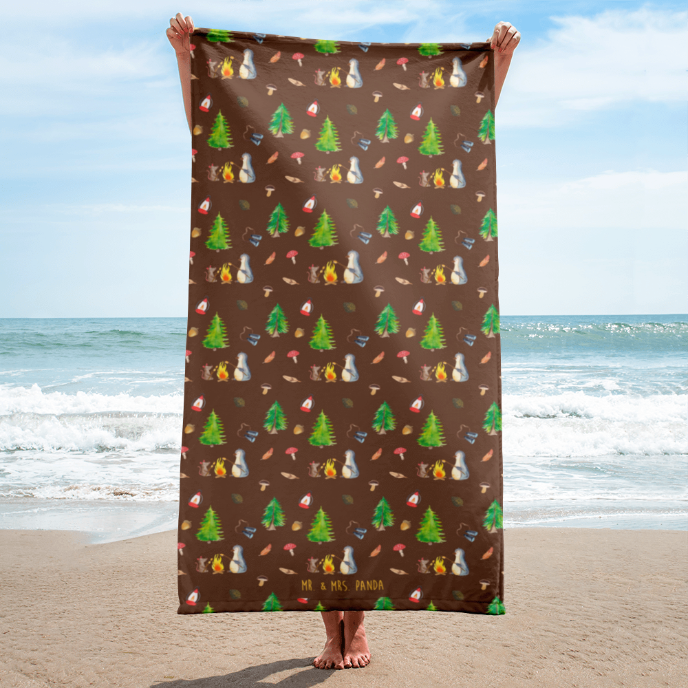 XL Badehandtuch Pinguin Lagerfeuer Muster Handtuch, Badetuch, Duschtuch, Strandtuch, Saunatuch, Pinguin, Maus, Pinguine, Lagerfeuer, Leben, Arbeit, Job, Motivation, Büro, Büroalltag, Lebensspruch, Lebensmotivation, Neustart, Liebe, grillen, Feuer, Marshmallows