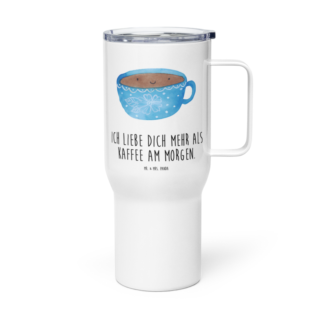 XXL Thermobecher Kaffee Tasse Thermobecher, XL Thermobecher, Reisebecher, XL Reisetasse, Großer Thermobecher, Autobecher, Jumbo Becher, Tiermotive, Gute Laune, lustige Sprüche, Tiere, Kaffee, Tasse, Liebe, Geschmack, Genuss, Glücklich