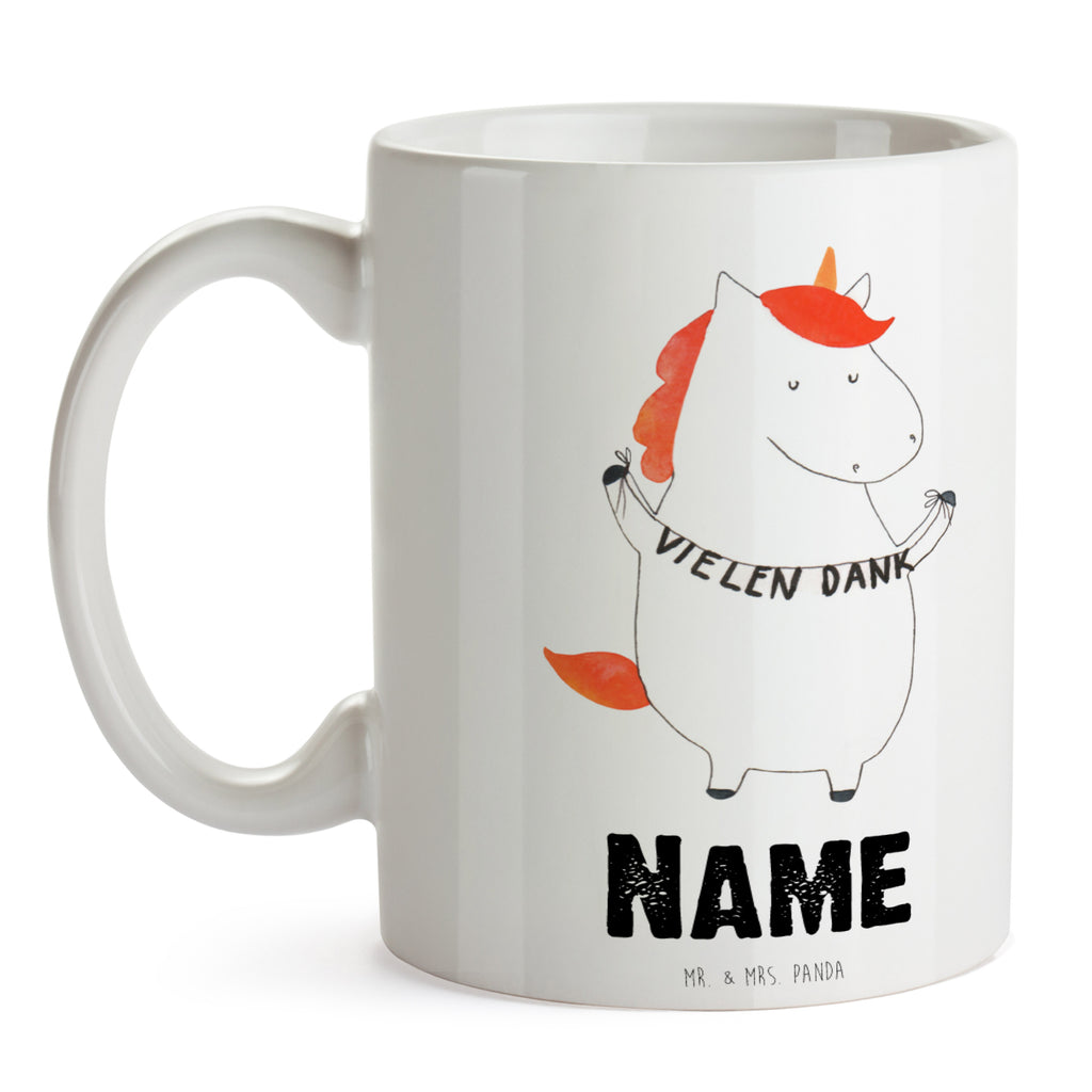 Personalisierte Tasse Einhorn Vielen Dank Personalisierte Tasse, Namenstasse, Wunschname, Personalisiert, Tasse, Namen, Drucken, Tasse mit Namen, Einhorn, Einhörner, Einhorn Deko, Pegasus, Unicorn, Danke, vielen Dank, Dankeschön, Danksagung