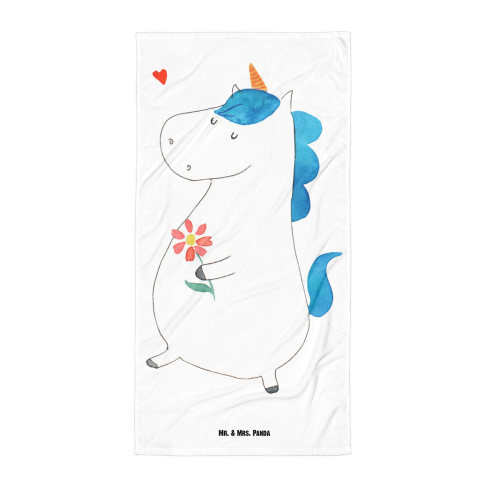 XL Badehandtuch Einhorn Spaziergang Handtuch, Badetuch, Duschtuch, Strandtuch, Saunatuch, Einhorn, Einhörner, Einhorn Deko, Pegasus, Unicorn, Glitzer, Blumen, Spaziergang, Motivation, Gute Laune, Freude, Freundin, Mutter, Schwester