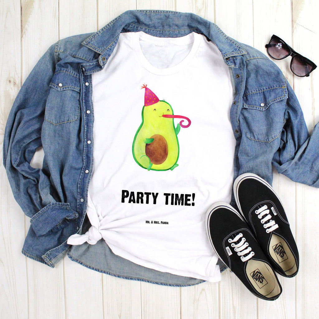 T-Shirt Standard Avocado Party Time T-Shirt, Shirt, Tshirt, Lustiges T-Shirt, T-Shirt mit Spruch, Party, Junggesellenabschied, Jubiläum, Geburstag, Herrn, Damen, Männer, Frauen, Schlafshirt, Nachthemd, Sprüche, Avocado, Veggie, Vegan, Gesund