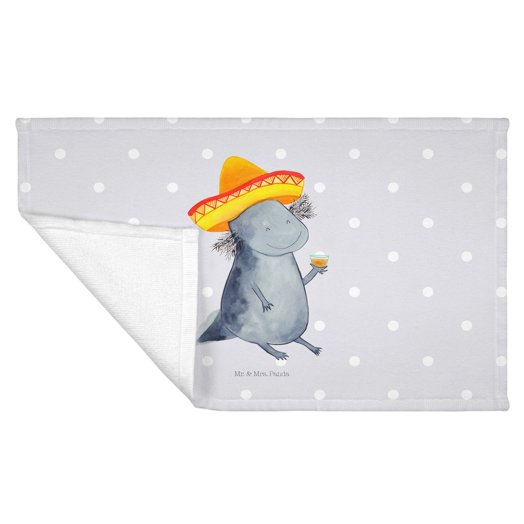 Handtuch Axolotl Tequila Handtuch, Badehandtuch, Badezimmer, Handtücher, groß, Kinder, Baby, Axolotl, Molch, Mexico, Mexiko, Sombrero, Zitrone, Tequila, Motivation, Spruch, Schwanzlurch, Lurch, Lurche, Axolot, Feuerdrache, Feuersalamander