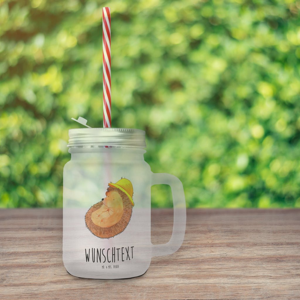 Personalisiertes Trinkglas Mason Jar Igel Beten Personalisiertes Mason Jar, Personalisiertes Glas, Personalisiertes Trinkglas, Personalisiertes Henkelglas, Personalisiertes Sommerglas, Personalisiertes Einmachglas, Personalisiertes Cocktailglas, Personalisiertes Cocktail-Glas, mit Namen, Wunschtext, Wunschnamen, Mason Jar selbst bedrucken, Wunschglas mit Namen, Bedrucktes Trinkglas, Geschenk mit Namen, Tiermotive, Gute Laune, lustige Sprüche, Tiere, Igel, Igel mit Hut, Sonnenhut, Gott, Amen, beten, Leben, Dankbarkeit, Dankbar sein, dankbar, genießen